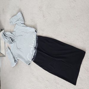 Calvin Klein Elastic Waist Skirt & Top!